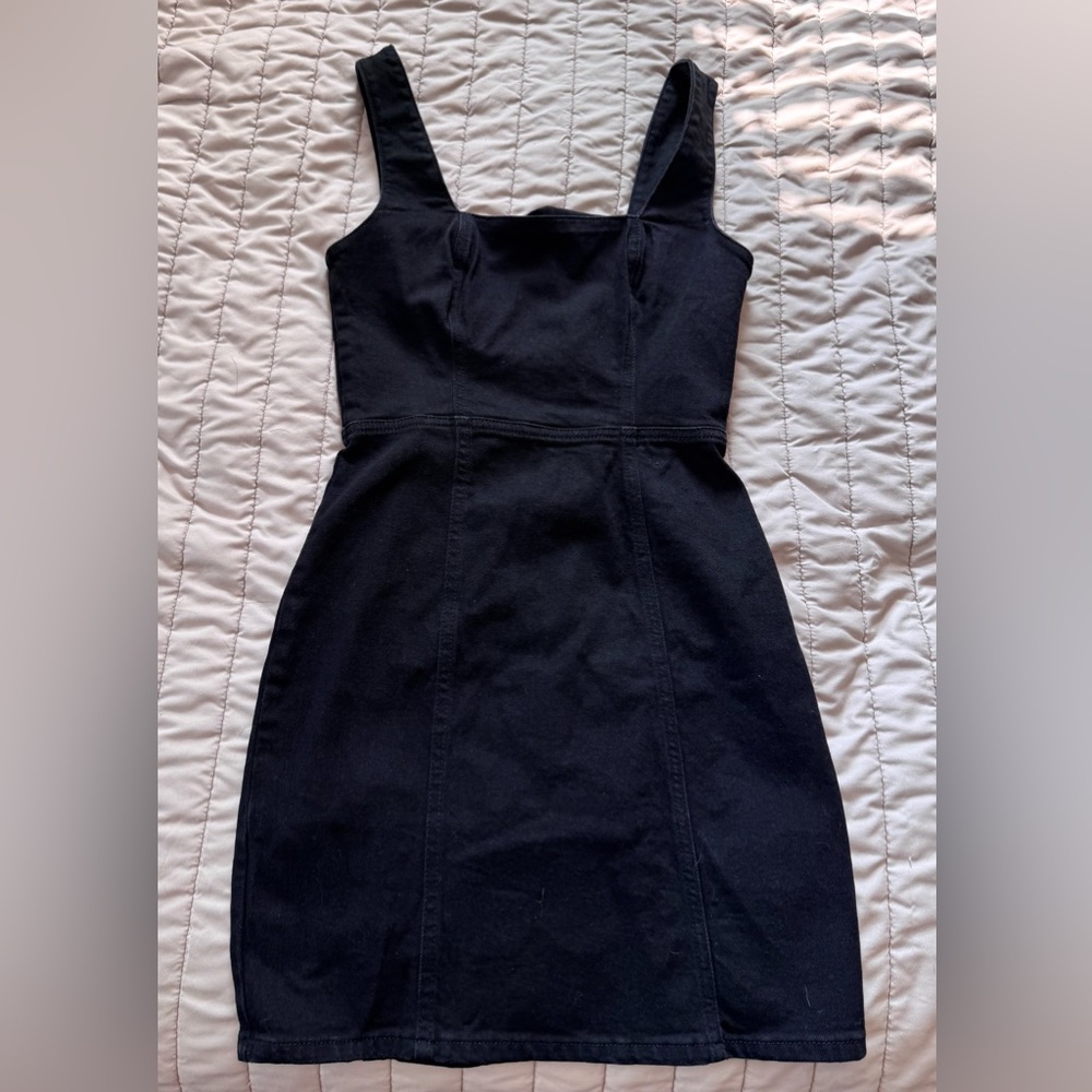 BDG Midnight Black Denim Mini Dress